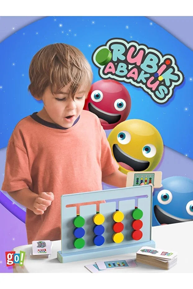 Rubik Abaküs Montessori Zeka Oyunu