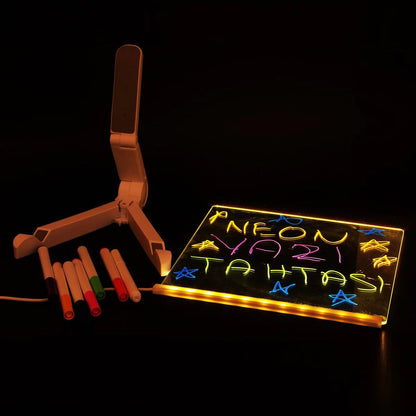 Led Işıklı Yazı Çizim Tahtası