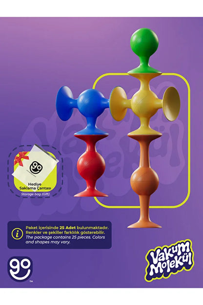 Vakum Molekül 25 Parça Yapı Taşları