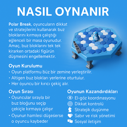 Polar Break Buz Tuzağı Aile Aktivite Oyuncağı