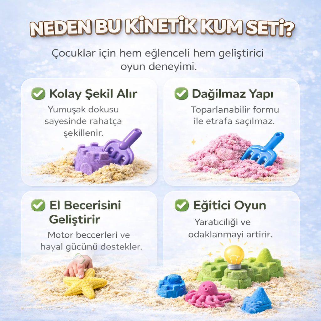 Sihirli Kum™ Eğitici Oyun Seti