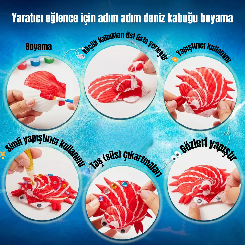 Kabuk Atölyesi™ Yaratıcı Etkinlik Seti